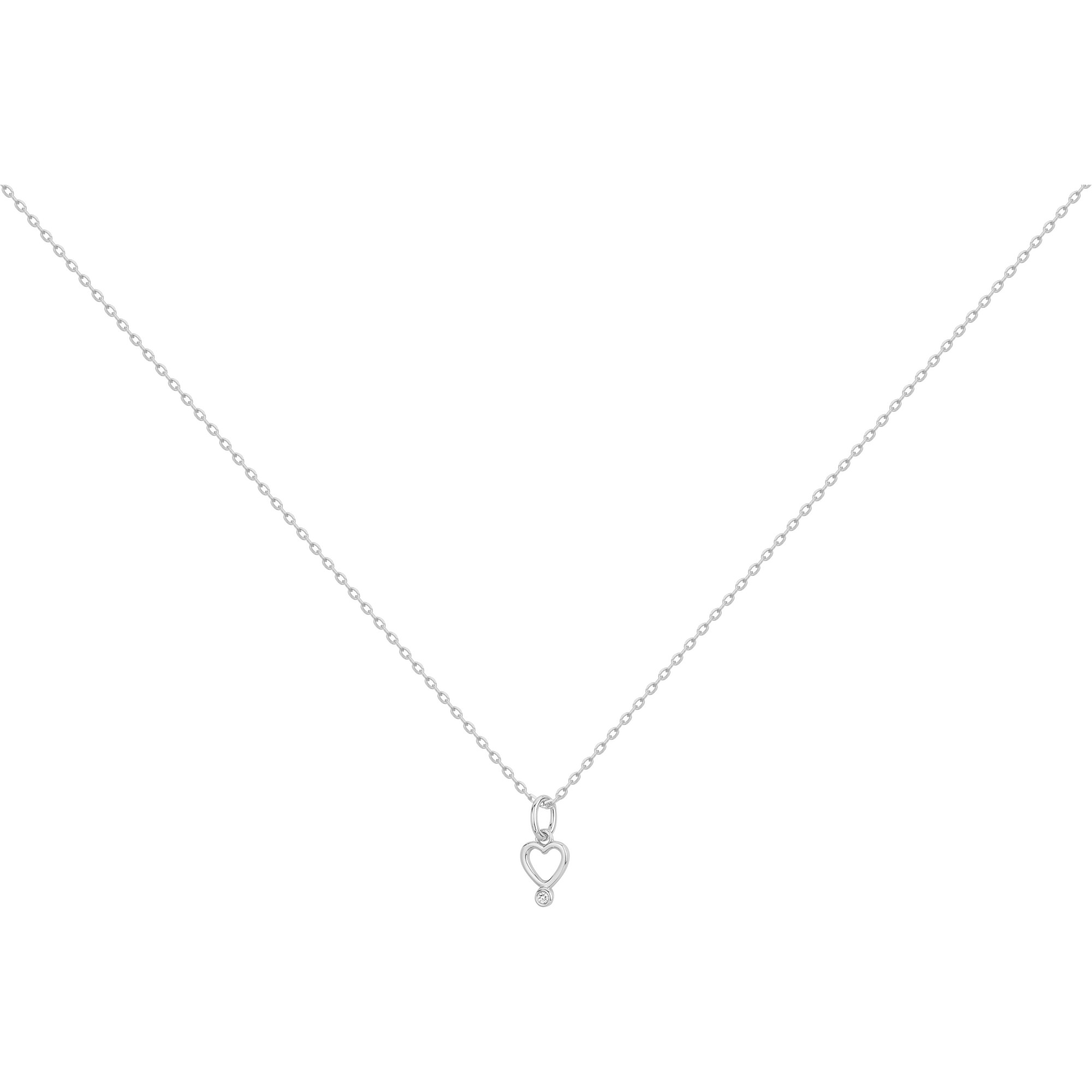 Collier diamant et argent « DOUCE PROMESSE » La Garçonne Diamant