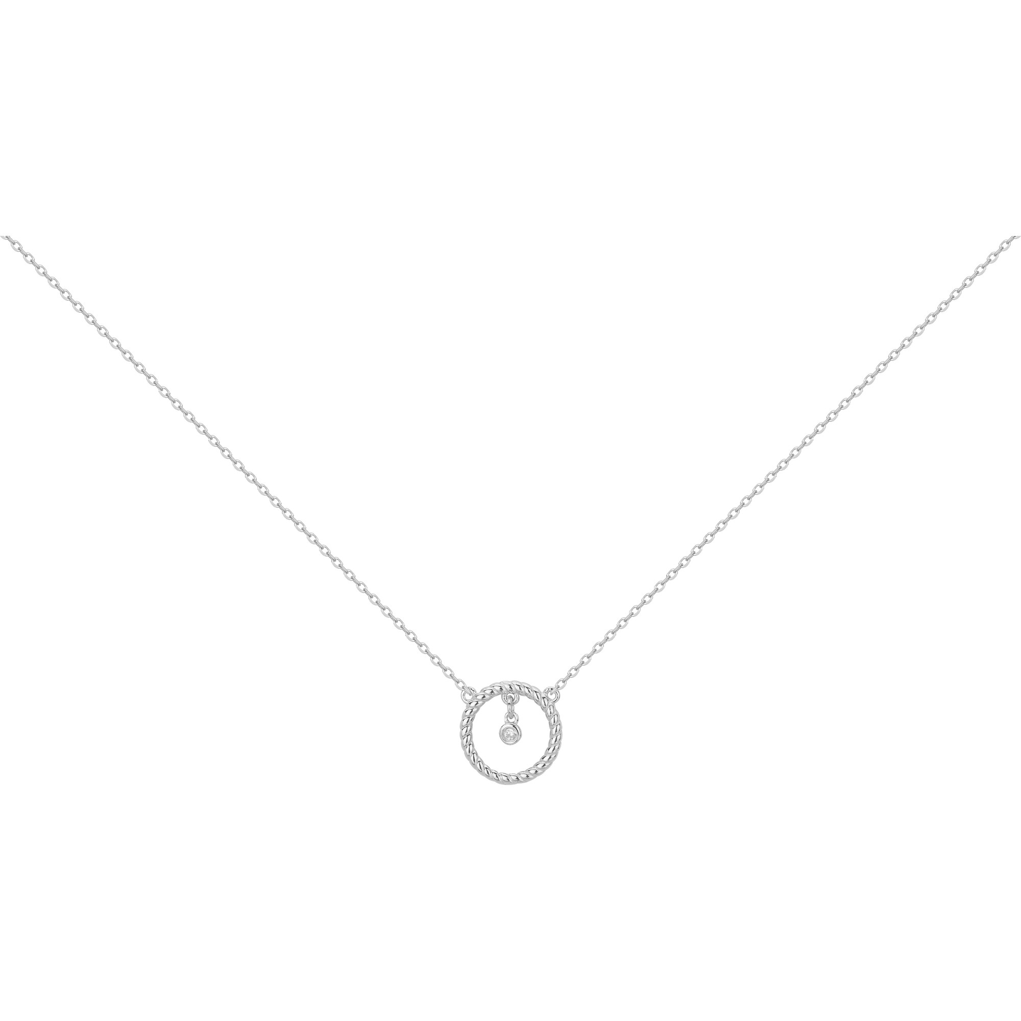 Collier diamant et argent « Rêveuse » La Garçonne Diamant