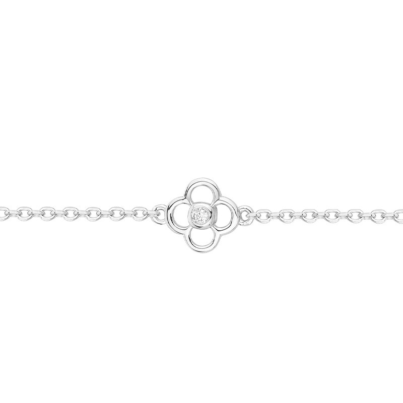 Bracelet diamant et argent « Fiorenza » La Garçonne Diamant