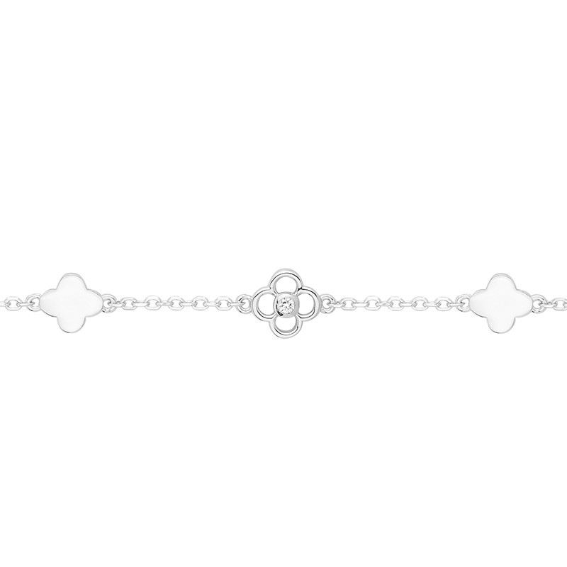 Bracelet diamant et argent « Fiorenza » La Garçonne Diamant